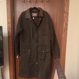 The Territory Ahead Dark Brown Trench Coat